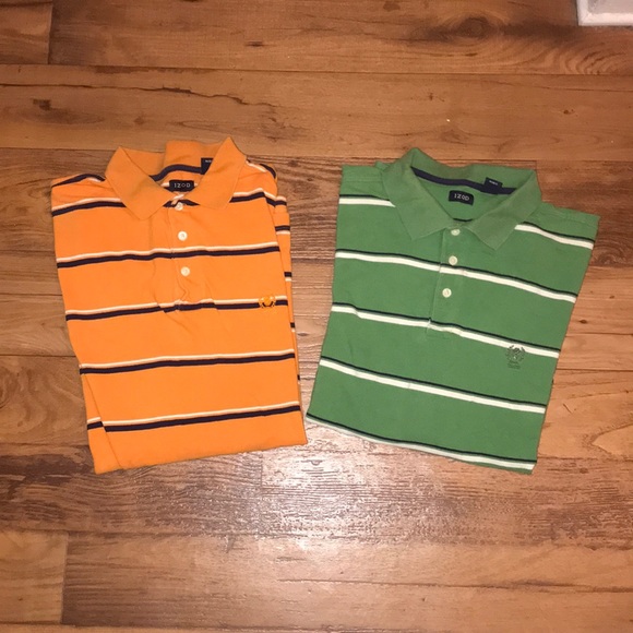 Izod Other - BUNDLE OF STRIPPED IZOD POLOS
